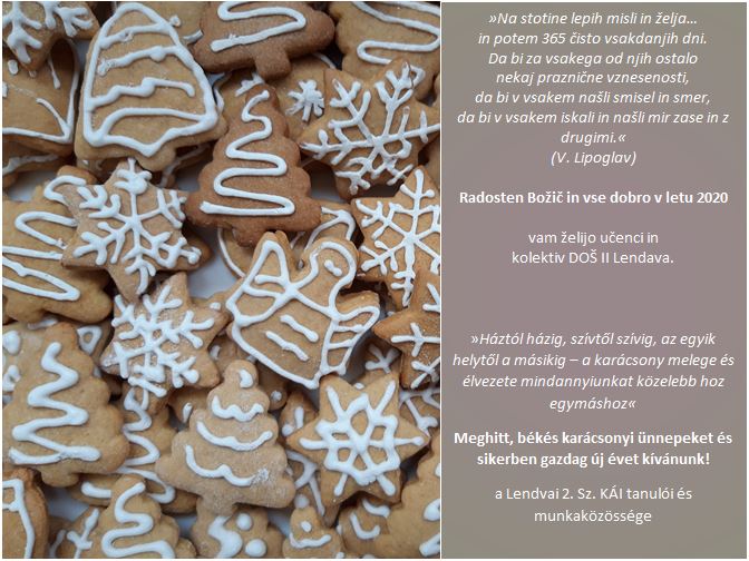 Voščilo – Karácsonyi üdvözlet