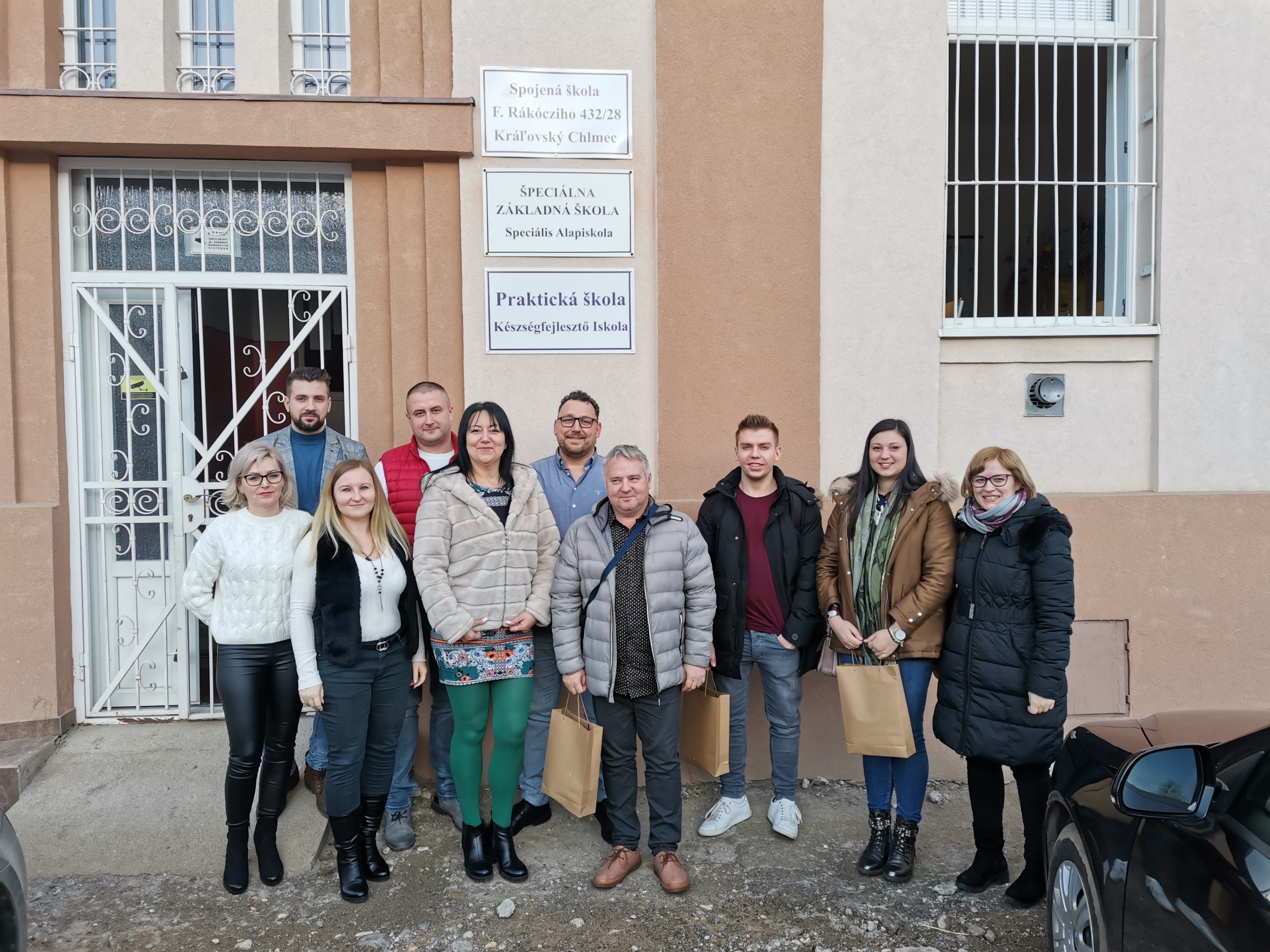 Mobilnost strokovnih delavcev na Slovaško / Tanáraink mobilitása Szlovákiában